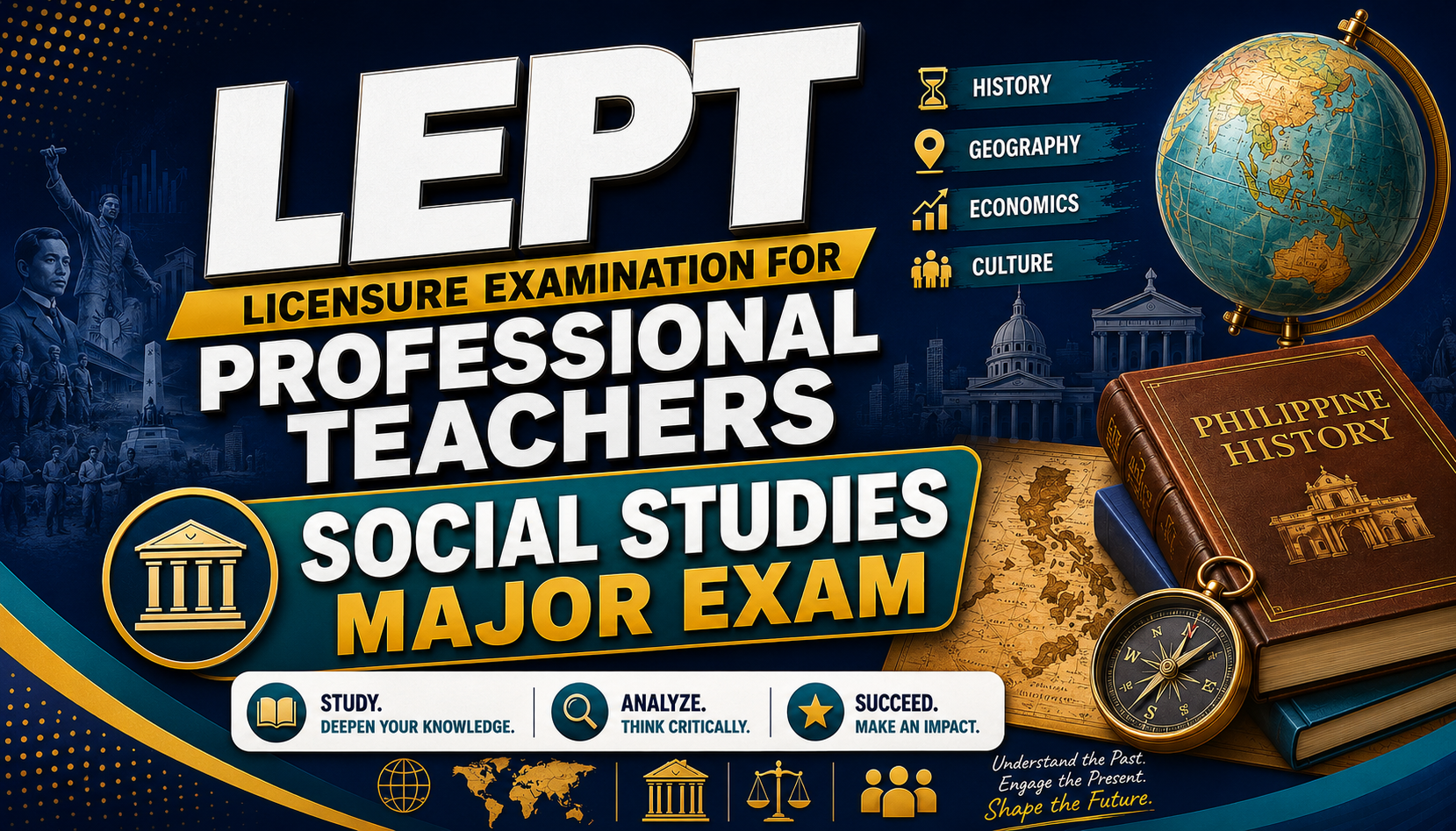 Licensure Examination for Professional Teachers (LEPT) - Social Studies Major Exam